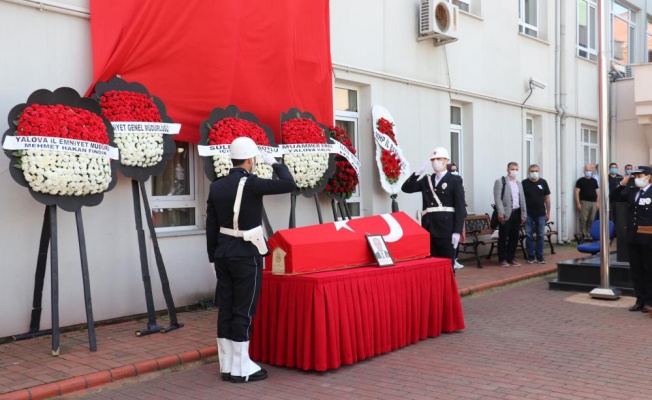 Yalova’da şehit polis memuru için tören düzenlendi