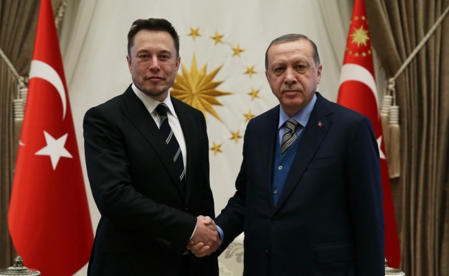 Cumhurbaşkanı Erdoğan, Elon Musk ile görüştü