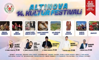Altınova Kültür Festivali bugün başlıyor