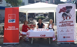 CHP Yalova İl Başkanlığı'ndan 30 Ağustos çağrısı