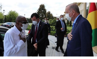 Cumhurbaşkanı Erdoğan, Gine Cumhurbaşkanı Alpha Conde'yle görüştü