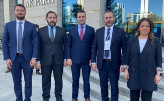 Yalova Belediye Başkanvekili ve AK Partili Başkanlar Ankara'ya gitti
