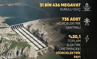 “Hidroelektrik kapasitesinde ilk 10 ülke arasındayız”
