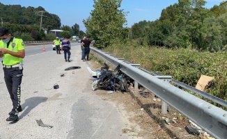 Kurallara uymayan motosiklet sürücüsü hayatını kaybetti