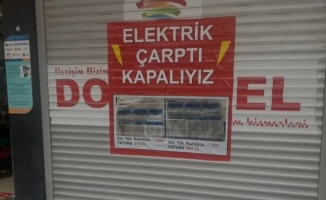 Yalovalı esnaf elektrik faturası yüzünden dükkan kapattı